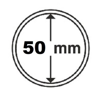euroerme érme 50 mm Leuchtturm kapszula (1 db)