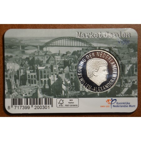 Euromince mince 5 Euro Holandsko 2019 - Market garden (UNC)