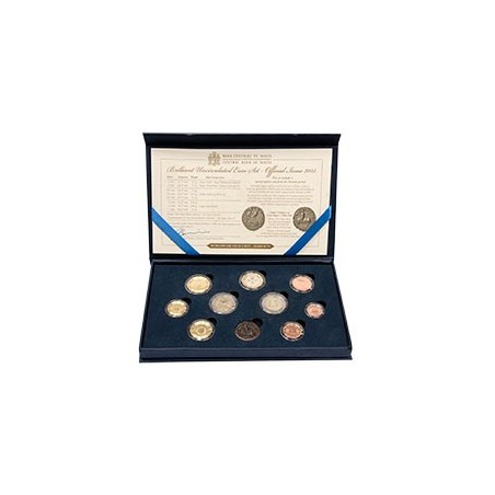 euroerme érme 10 részes forgalmi sor - Málta 2015 (BU)