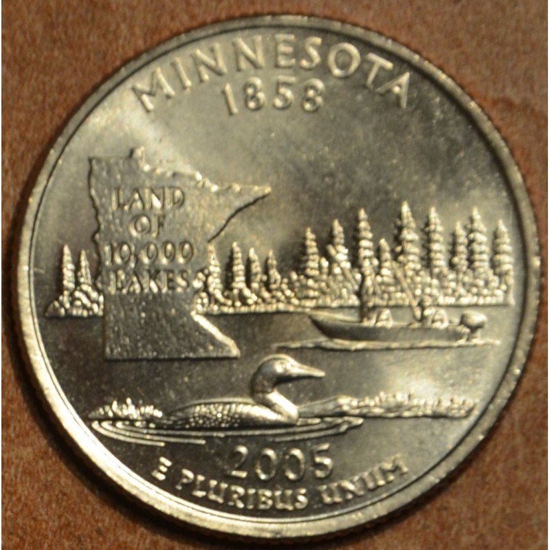 Euromince mince 25 cent USA 2005 Minnesota \\"D\\" (UNC)