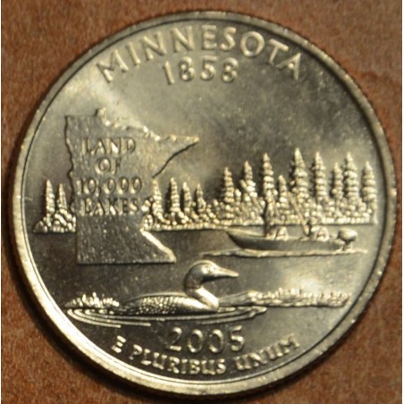 Euromince mince 25 cent USA 2005 Minnesota \\"D\\" (UNC)