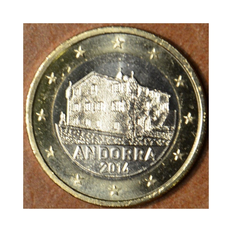 Euromince mince 1 Euro Andorra 2014 (UNC)