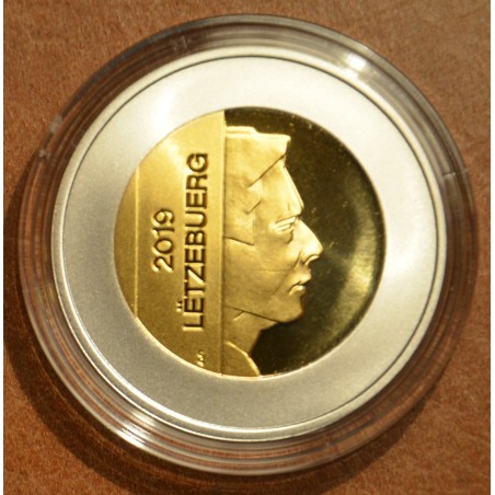 Euromince mince 5 Euro Luxembursko 2019 - Podiceps cristatus (Proof)