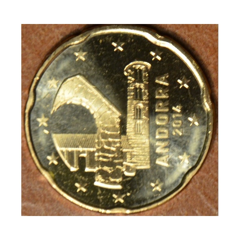 eurocoin eurocoins 20 cent Andorra 2014 (UNC)