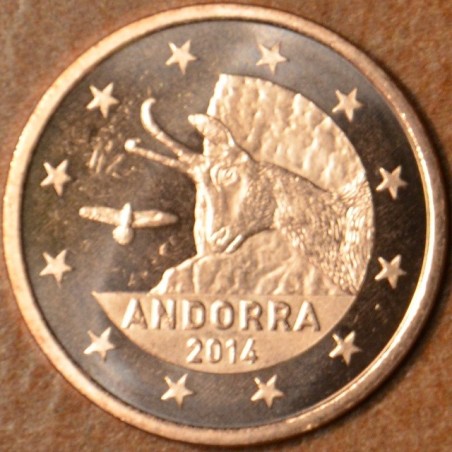 eurocoin eurocoins 5 cent Andorra 2014 (UNC)