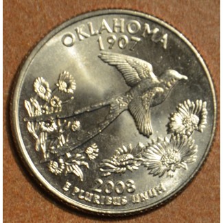 Euromince mince 25 cent USA 2008 Oklahoma \\"D\\" (UNC)