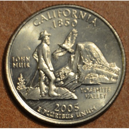 eurocoin eurocoins 25 cent USA 2005 California \\"D\\" (UNC)