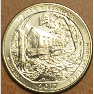 eurocoin eurocoins 25 cent USA 2017 Ozark Riverways \\"D\\" (UNC)