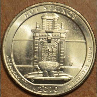 eurocoin eurocoins 25 cent USA 2010 Hot Springs \\"D\\" (UNC)
