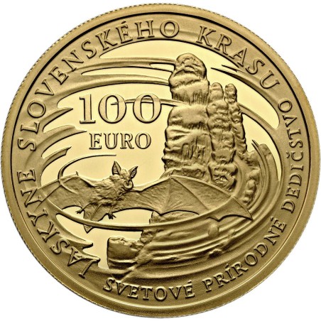 euroerme érme 100 Euro Szlovákia 2017 - A szlovák karszt barlangjai...