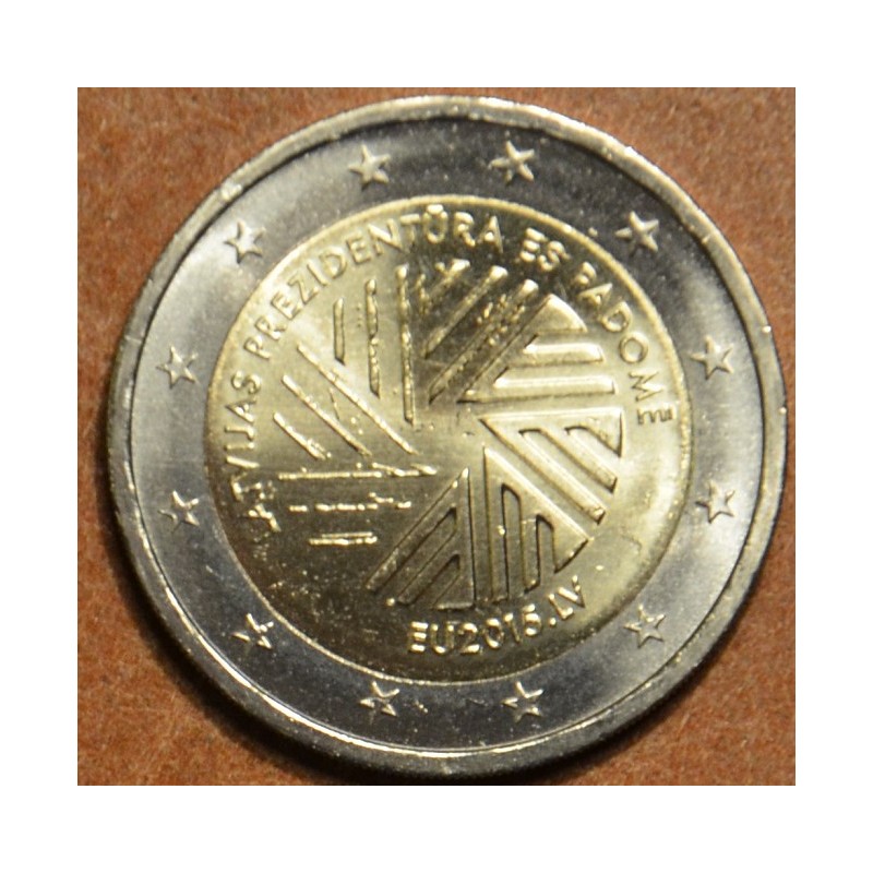 Euromince mince 2 Euro Lotyšsko 2015 - Lotyšské predsedníctvo EU (UNC)