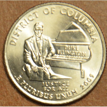 eurocoin eurocoins 25 cent USA 2009 District of Columbia \\"D\\" (UNC)