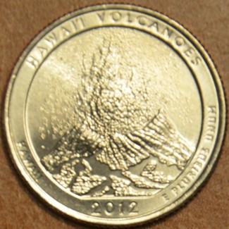 Euromince mince 25 cent USA 2012 Hawaii Volcanoes \\"D\\" (UNC)
