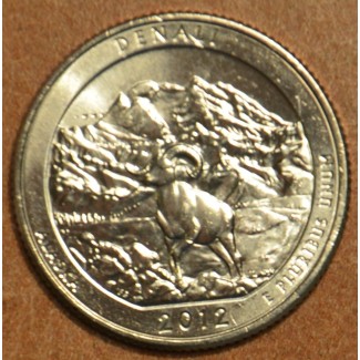 eurocoin eurocoins 25 cent USA 2012 Denali \\"D\\" (UNC)