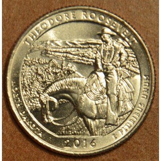 25 cent USA 2016 Theodore Roosevelt "D" (UNC)
