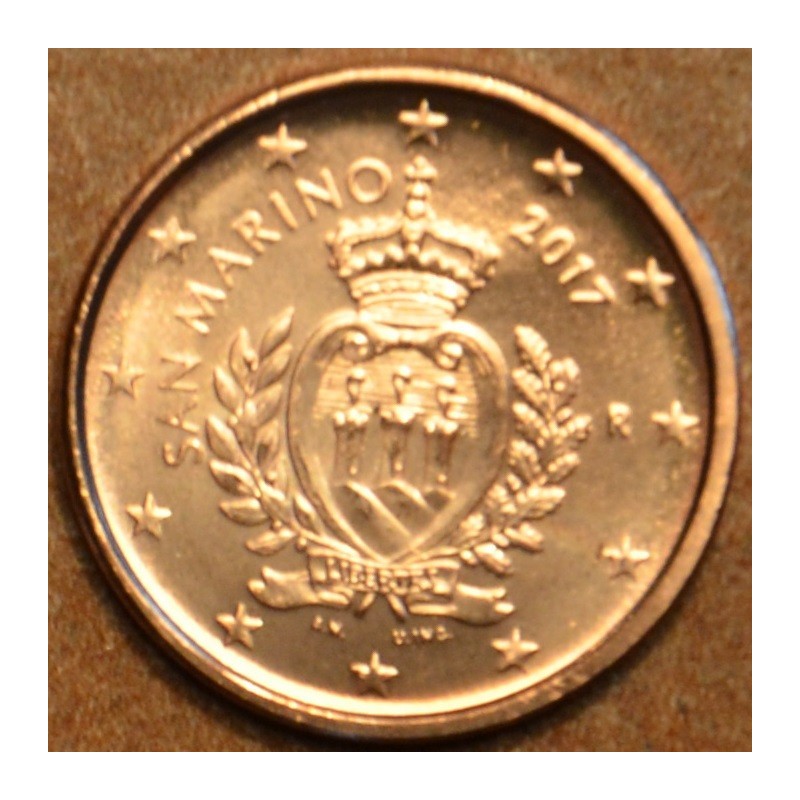 euroerme érme 1 cent San Marino 2017 - Új dizájn (UNC)
