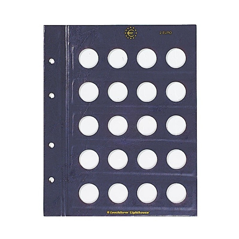 eurocoin eurocoins 2 sheets into Leuchtturm Vista albums for 2 Euro...