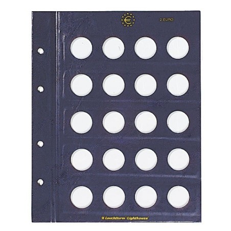 eurocoin eurocoins 2 sheets into Leuchtturm Vista albums for 2 Euro...