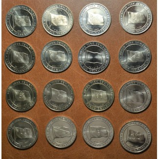 Euromince mince Turecko 16x 1 Lira 2015 (UNC)