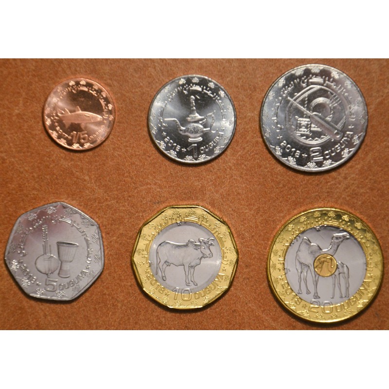 Euromince mince Mauritánia 6 mincí 2017-2018 (UNC)