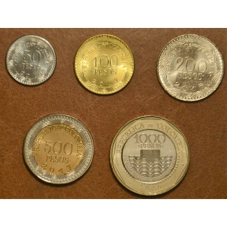 Euromince mince Kolumbia 5 mincí 2016-2018 (UNC)