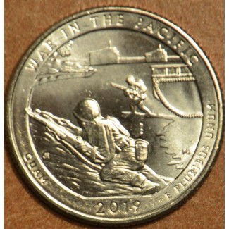 Euromince mince 25 cent USA 2019 War in the Pacific \\"S\\" (UNC)