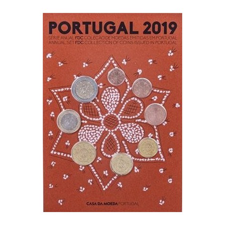 eurocoin eurocoins Portugal 2019 set of 8 coins (UNC)