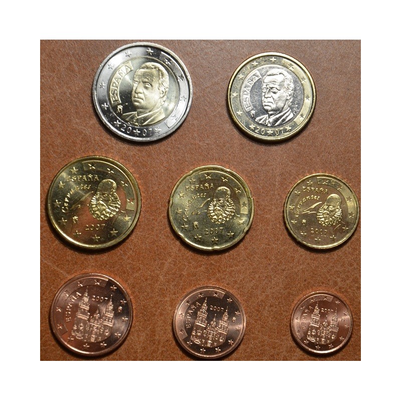 Euromince mince Sada 8 mincí Španielsko 2007 (UNC)