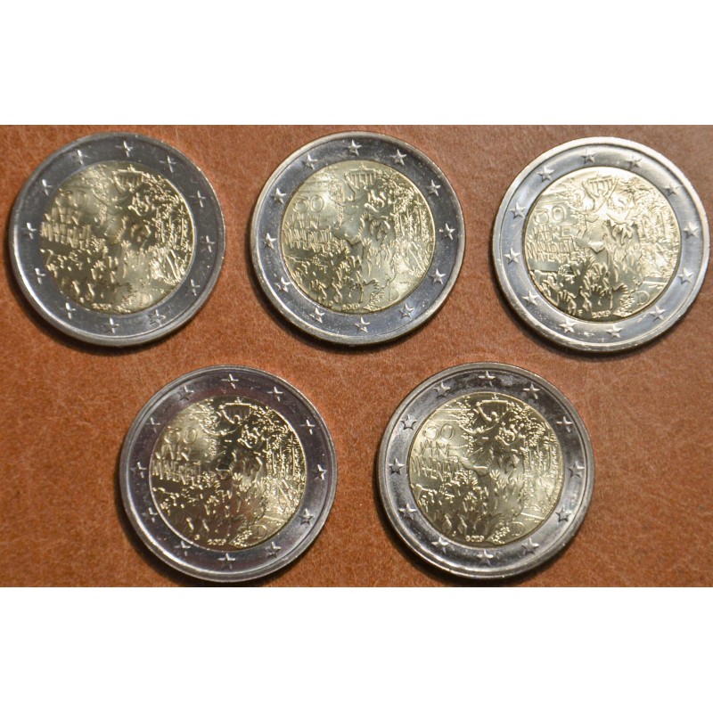 Euromince mince 2 Euro Nemecko 2019 - \\"ADFGJ\\" 30. výročie pádu ...