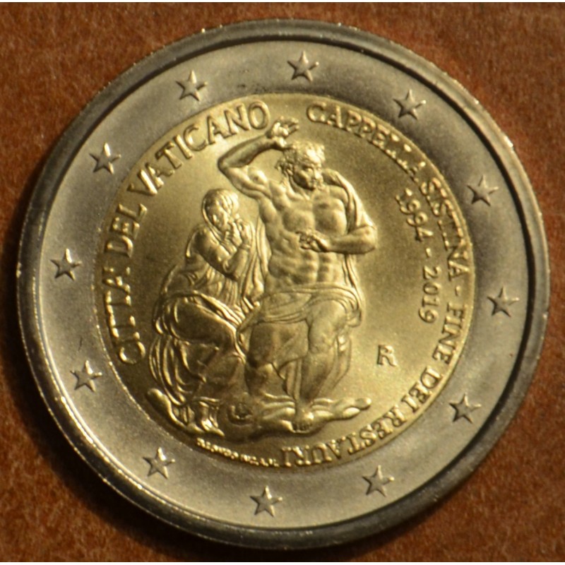 eurocoin eurocoins 2 Euro Vatican 2019 - Sistine Chapel (UNC)