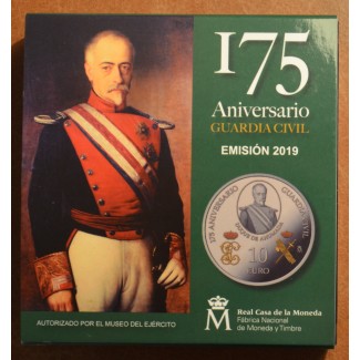 eurocoin eurocoins 10 Euro Spain 2019 - 175 years of \\"Guarda Civi...
