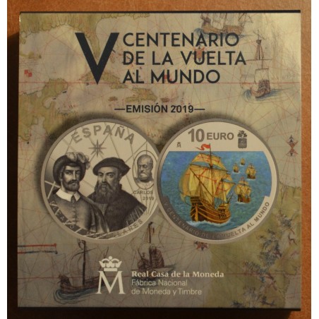 eurocoin eurocoins 10 Euro Spain 2019 - 500 years of circumnavigati...