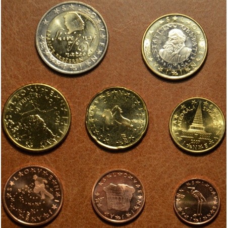 Euromince mince Sada 8 mincí Slovinsko 2007 (UNC)