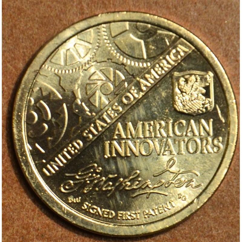 Euromince mince 1 dollar USA 2018 American Innovation - Prvý patent...