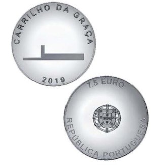 euroerme érme 7,5 Euro Portugália 2019 - Carrilho da Graca (UNC)