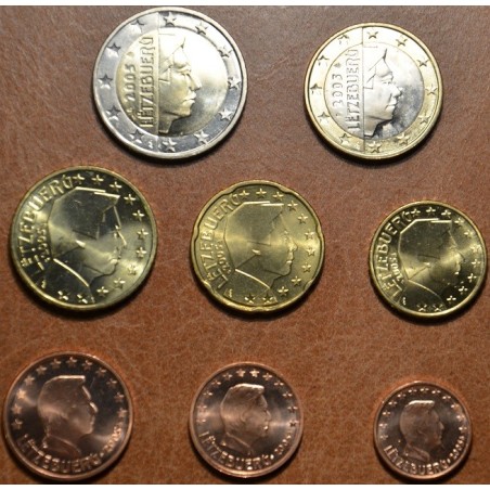 Euromince mince Luxembursko 2005 sada 8 mincí (UNC)
