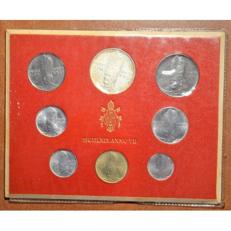 Euromince mince Vatikán 8 mincí 1969 (BU)