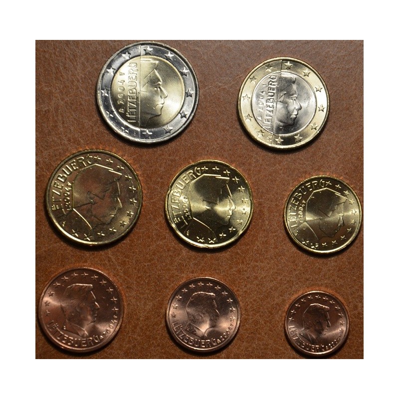 eurocoin eurocoins Luxembourg 2004 set of 8 coins (UNC)