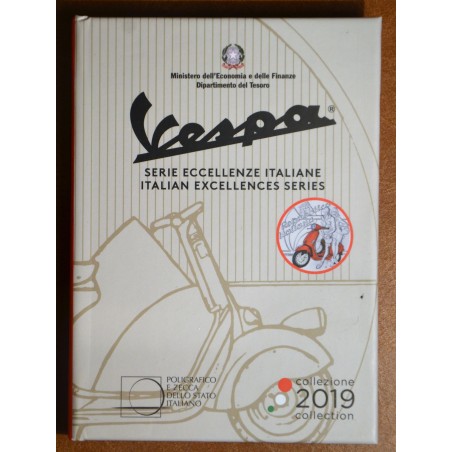 eurocoin eurocoins 5 Euro Italy 2019 - Red Vespa (BU)