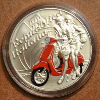 euroerme érme 5 Euro Olaszország 2019 - Piros Vespa (BU)