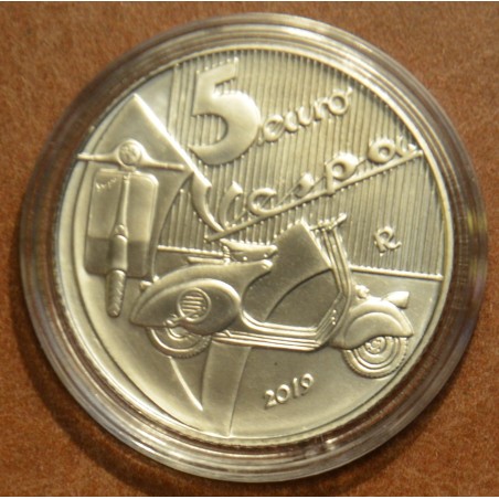 eurocoin eurocoins 5 Euro Italy 2019 - Red Vespa (BU)