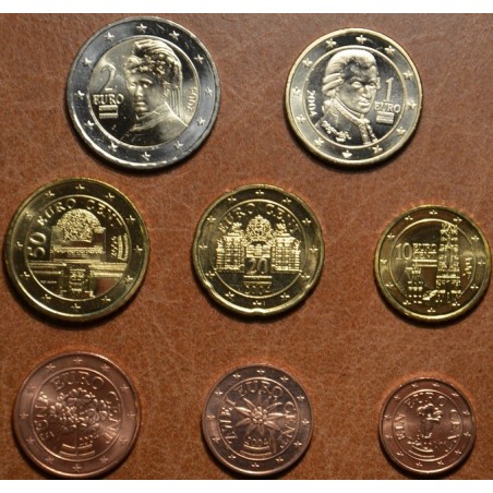 eurocoin eurocoins Set of 8 coins Austria 2004 (UNC)