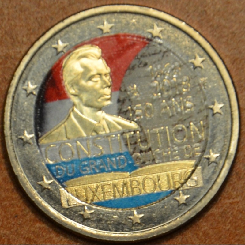 euroerme érme 2 Euro Luxemburg 2018 - A luxemburgi alkotmány fennál...