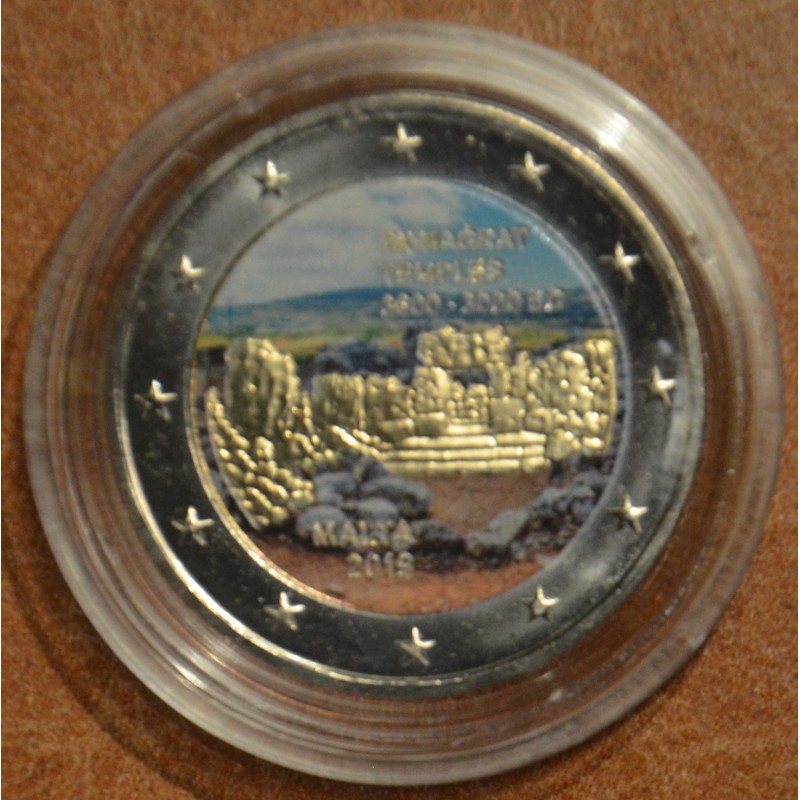 Euromince mince 2 Euro Malta 2019 Ta' Hagrat II. (farebná UNC)