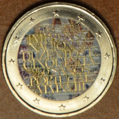 Euromince mince 2 Euro Portugalsko 2018 - 250 rokov mincovne INCM I...