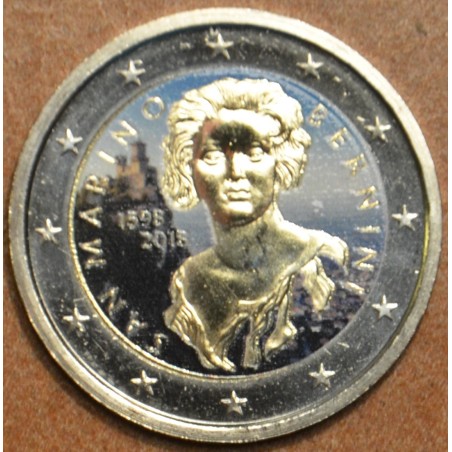 Euromince mince 2 Euro San Marino 2018 - Bernini (farebná UNC)