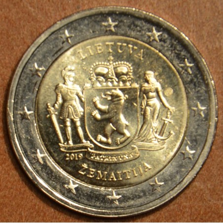 Euromince mince Poškodená 2 Euro Litva 2019 - ZEMAITIJA (UNC)