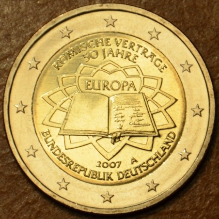 euroerme érme Sérült 2 Euro Németország \\"A\\" 2007 - 50 éves a Ró...