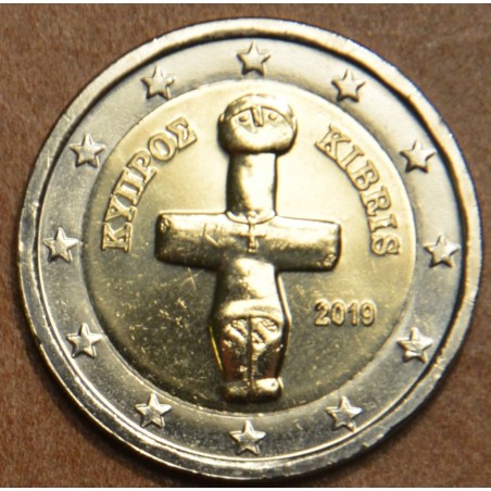 Euromince mince Poškodená 2 Euro Cyprus 2019 (UNC)
