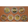 Euromince mince Thajsko 7x 10 baht (UNC)